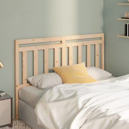 814099 vidaXL Bed Headboard 156x4x100 cm Solid Wood Pine