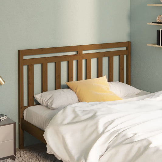 814107 vidaXL Bed Headboard Honey Brown 166x4x100 cm Solid Wood Pine