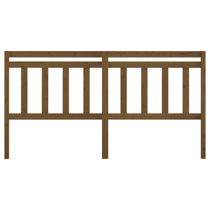 vidaXL Bed Headboard Honey Brown 186x4x100 cm Solid Wood Pine