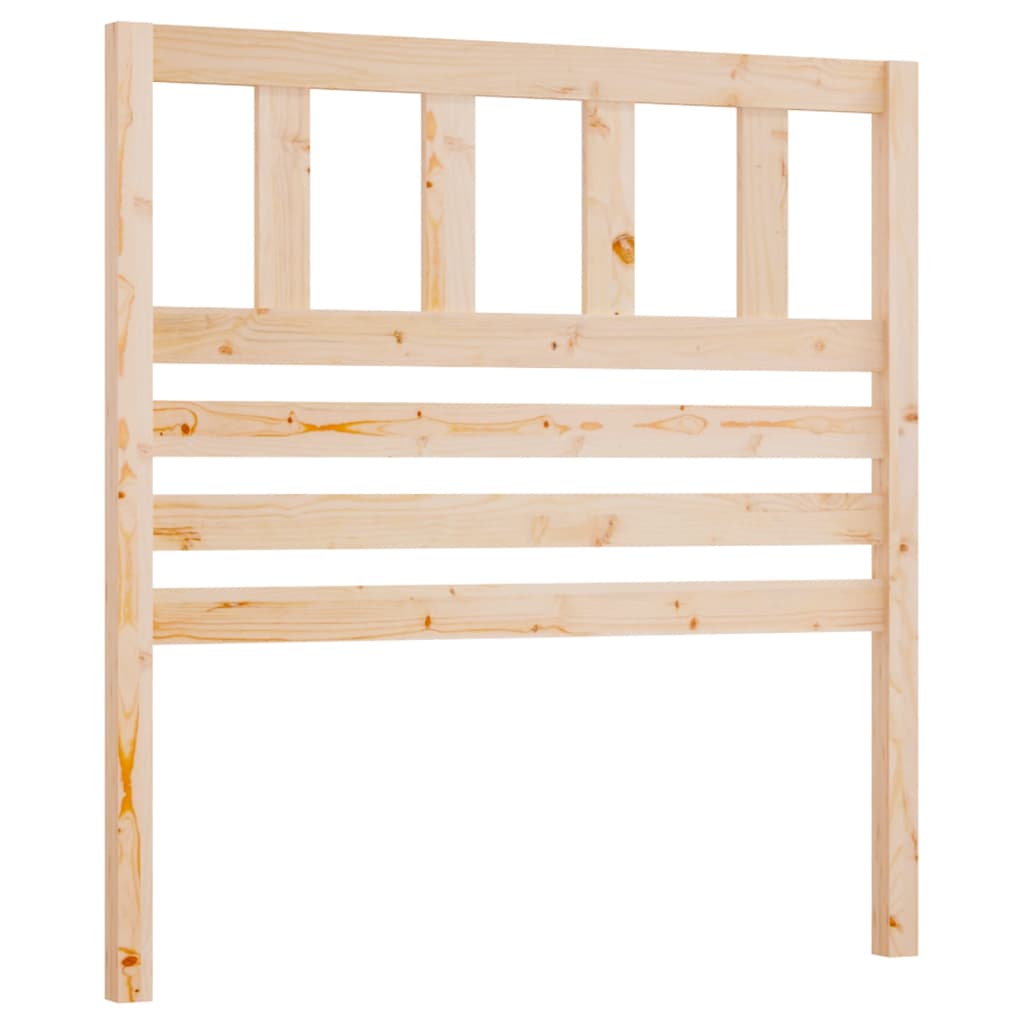 vidaXL Bed Headboard | Natural wood | Solid pine wood (untreated)