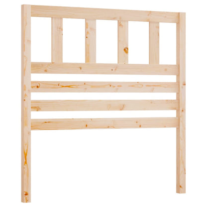vidaXL Bed Headboard | Natural wood | Solid pine wood (untreated)
