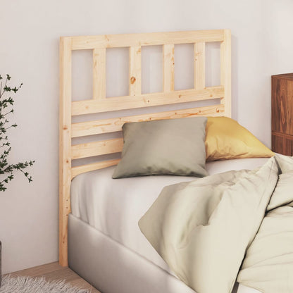 vidaXL Bed Headboard | Natural wood | Solid pine wood (untreated)