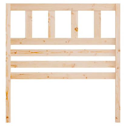 vidaXL Bed Headboard | Natural wood | Solid pine wood (untreated)