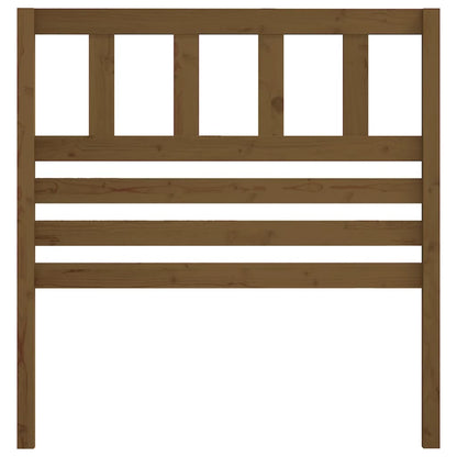 vidaXL Bed Headboard | Honey brown | Solid pine wood | Stylish Design