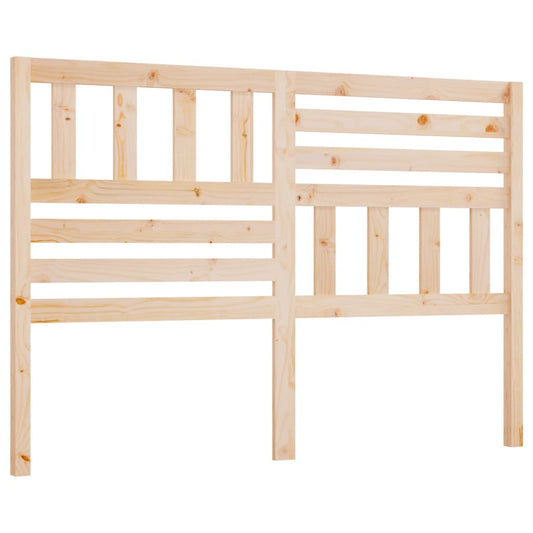 814134 vidaXL Bed Headboard 126x4x100 cm Solid Wood Pine