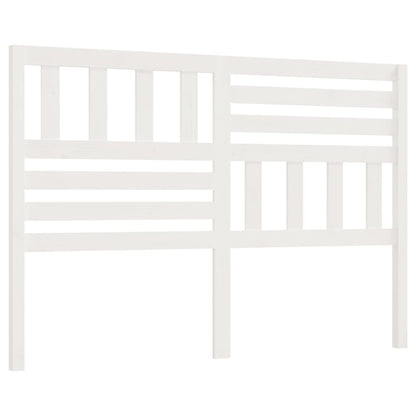 vidaXL Bed Headboard | White | Solid pinewood | 146 cm | Appealing Design