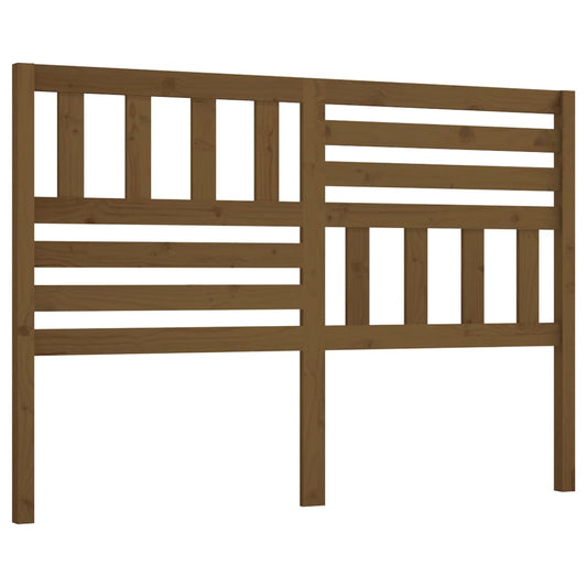 814147 vidaXL Bed Headboard Honey Brown 146x4x100 cm Solid Wood Pine