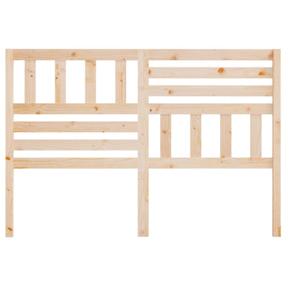 vidaXL Bed Headboard | Natural Wood | Solid Pine Wood | 166x4x100 cm