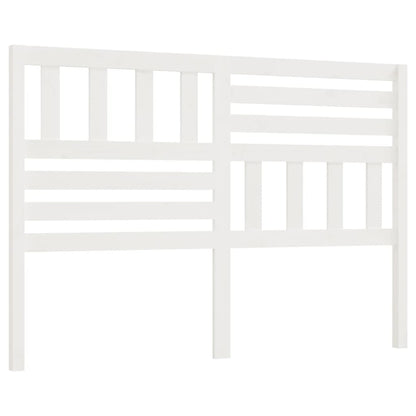 vidaXL Bed Headboard | White | Solid pine wood | 166 x 4 x 100 cm