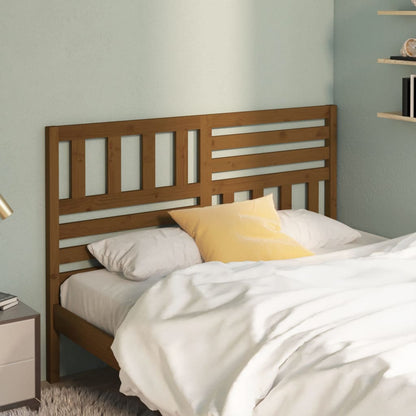 vidaXL Bed Headboard | Honey brown | Solid Pine Wood | 166 x 4 x 100 cm