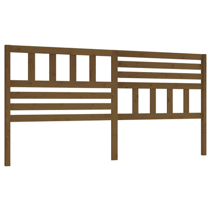 vidaXL Bed Headboard | Honey Brown | Solid Pine Wood | Large |  Simplistic
