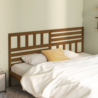 vidaXL Bed Headboard | Honey Brown | Solid Pine Wood | Large |  Simplistic