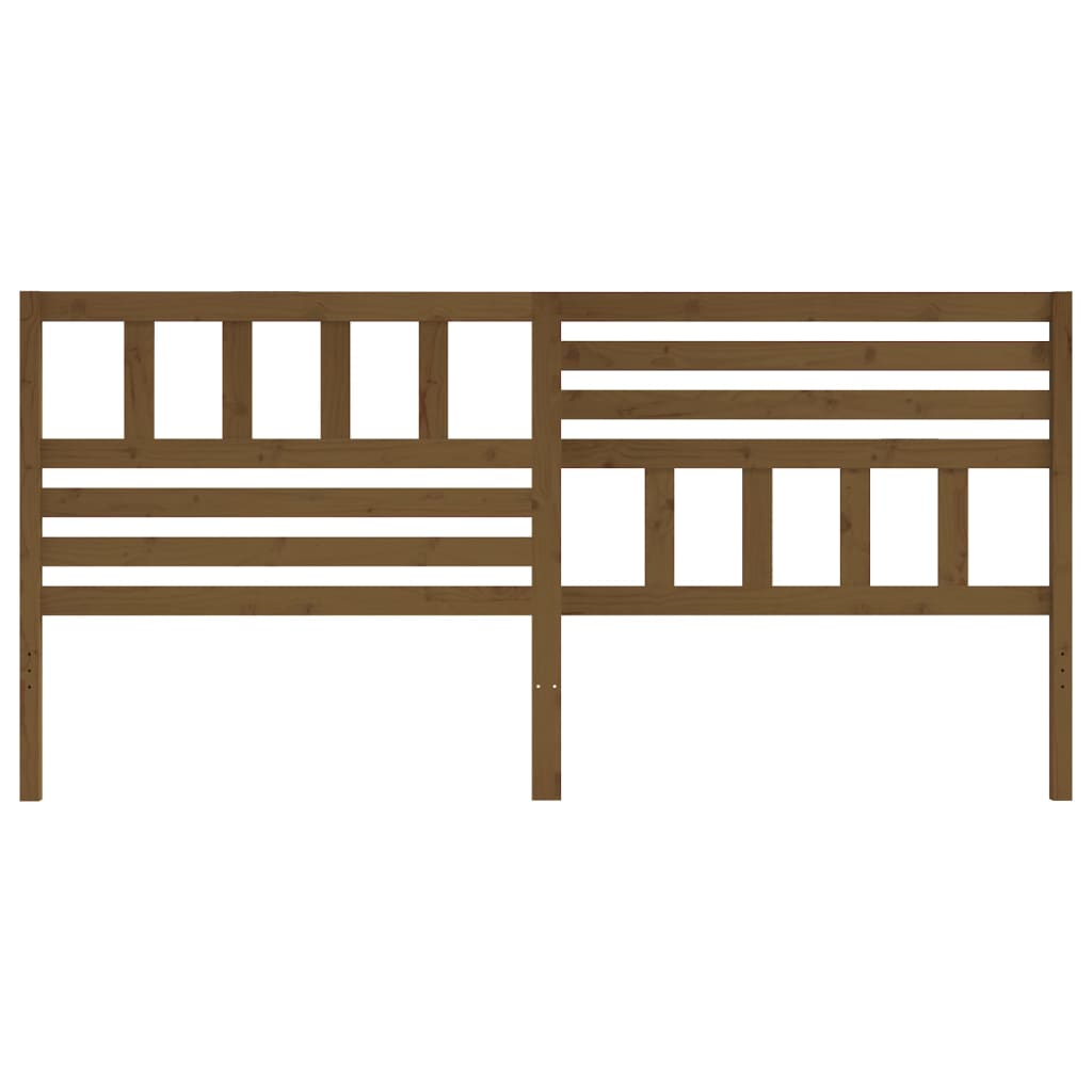 vidaXL Bed Headboard | Honey Brown | Solid Pine Wood | Large |  Simplistic