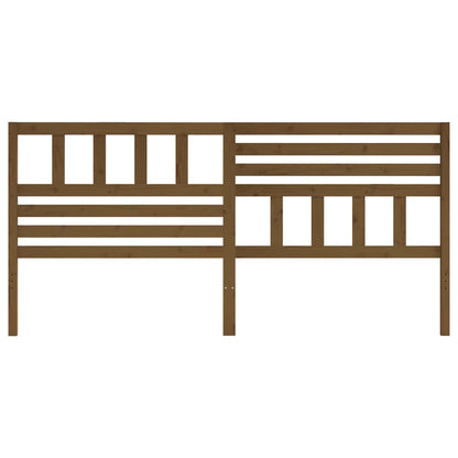 vidaXL Bed Headboard | Honey Brown | Solid Pine Wood | Large |  Simplistic
