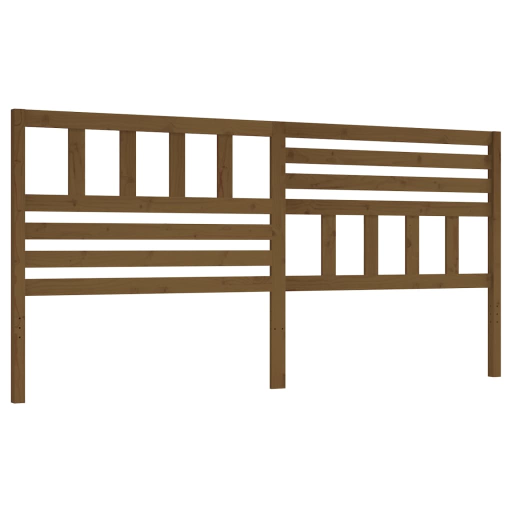 vidaXL Bed Headboard | Honey brown | Solid pinewood | Standard | Durable