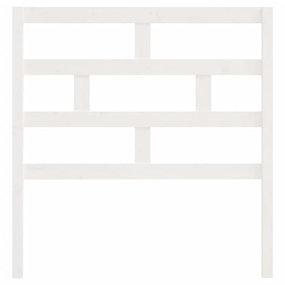 vidaXL Bed Headboard White 81x4x100 cm Solid Wood Pine