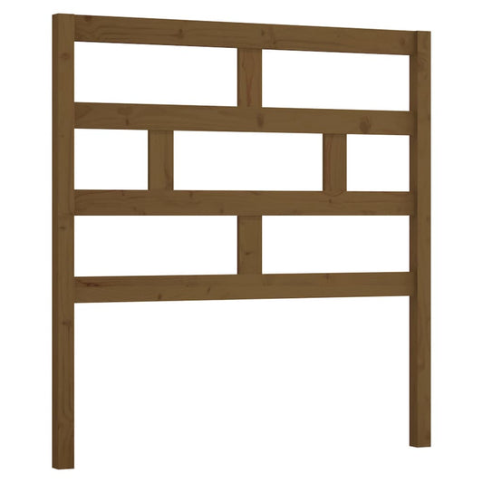 814172 vidaXL Bed Headboard Honey Brown 81x4x100 cm Solid Wood Pine