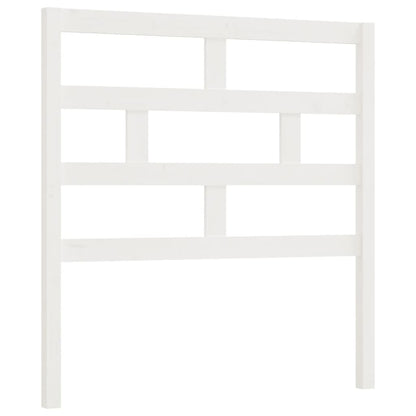 vidaXL Bed Headboard White 96x4x100 cm Solid Wood Pine