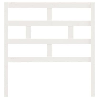 vidaXL Bed Headboard White 96x4x100 cm Solid Wood Pine