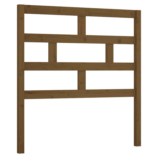 814177 vidaXL Bed Headboard Honey Brown 96x4x100 cm Solid Wood Pine