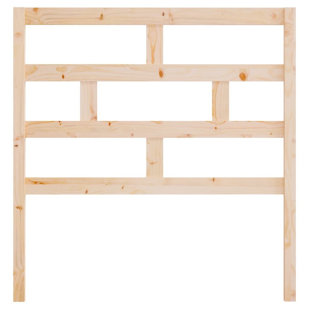 vidaXL Bed Headboard 106x4x100 cm Solid Wood Pine