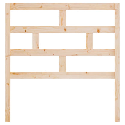 vidaXL Bed Headboard 106x4x100 cm Solid Wood Pine