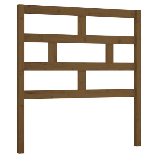 814182 vidaXL Bed Headboard Honey Brown 106x4x100 cm Solid Wood Pine