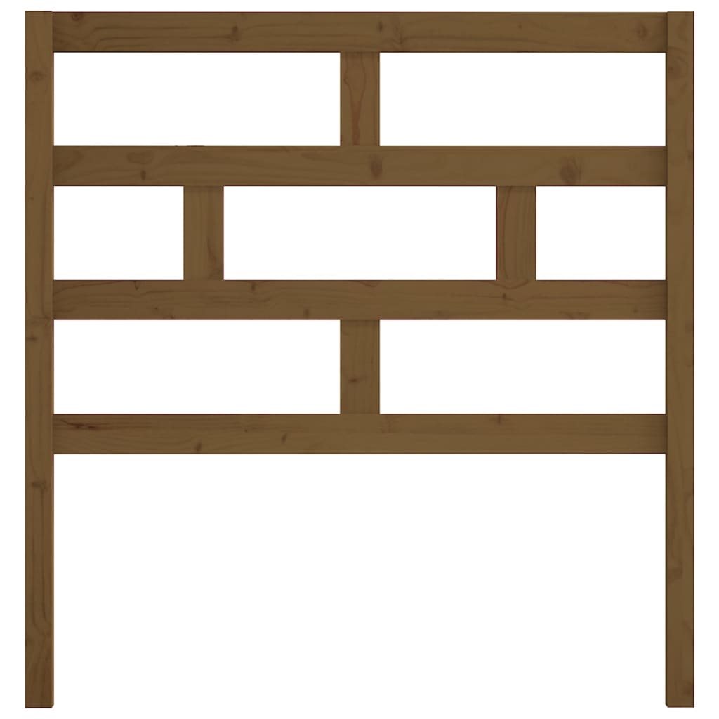 vidaXL Bed Headboard Honey Brown 106x4x100 cm Solid Wood Pine