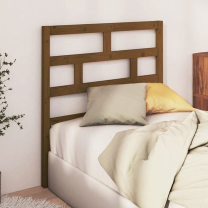 vidaXL Bed Headboard Honey Brown 106x4x100 cm Solid Wood Pine