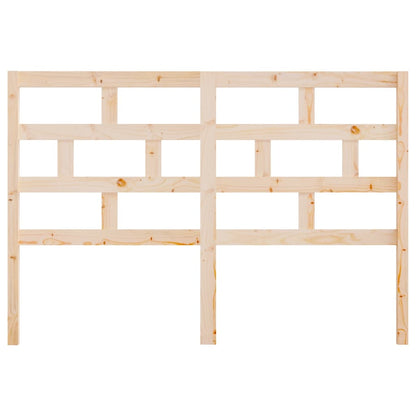 vidaXL Bed Headboard 141x4x100 cm Solid Wood Pine