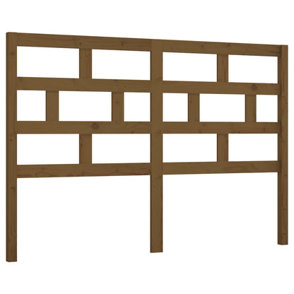 vidaXL Bed Headboard Honey Brown 141x4x100 cm Solid Wood Pine