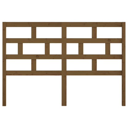 vidaXL Bed Headboard Honey Brown 141x4x100 cm Solid Wood Pine