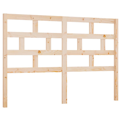 vidaXL Bed Headboard 146x4x100 cm Solid Wood Pine