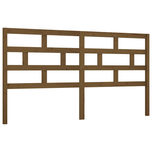814212 vidaXL Bed Headboard Honey Brown 186x4x100 cm Solid Wood Pine