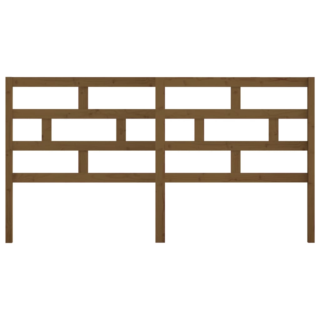 vidaXL Bed Headboard Honey Brown 186x4x100 cm Solid Wood Pine