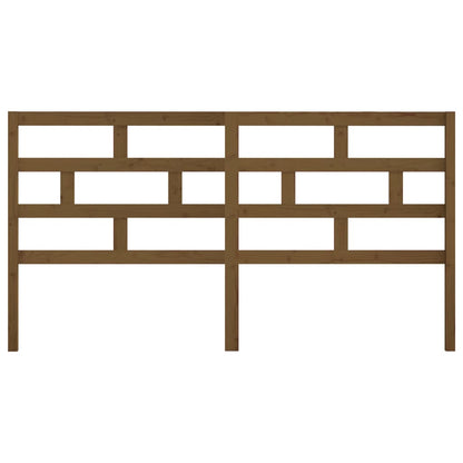 vidaXL Bed Headboard Honey Brown 186x4x100 cm Solid Wood Pine