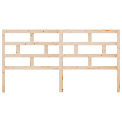 vidaXL Bed Headboard 206x4x100 cm Solid Wood Pine