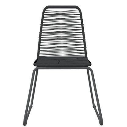 vidaXL Garden Dining Set | Black