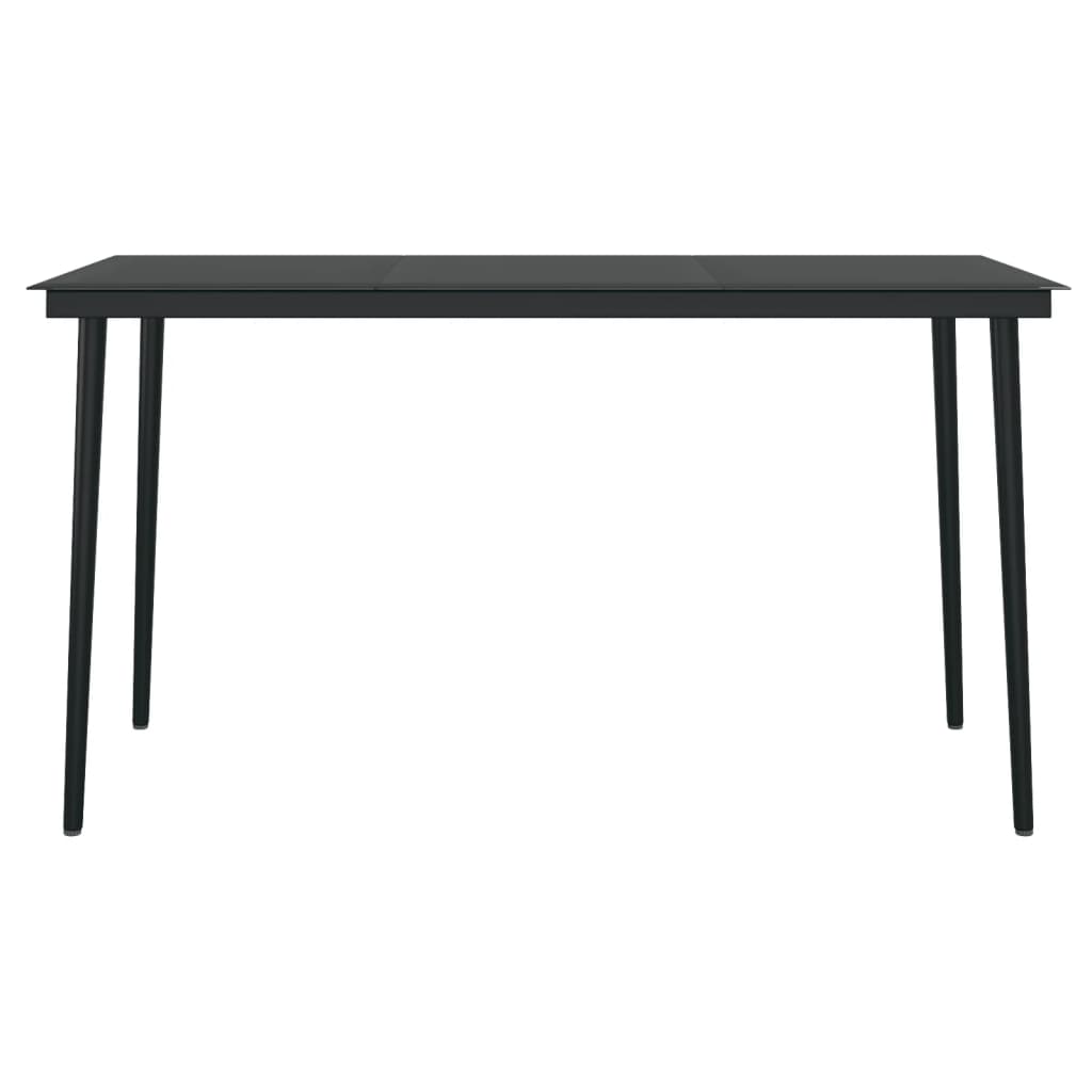 vidaXL Garden Dining Set | Black