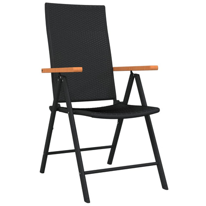 vidaXL Garden Dining Set | Black
