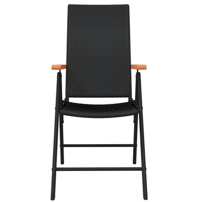 vidaXL Garden Dining Set | Black