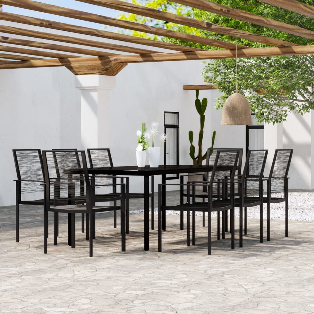 vidaXL Dining Set | Black