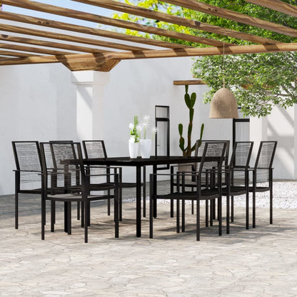 vidaXL Dining Set | Black