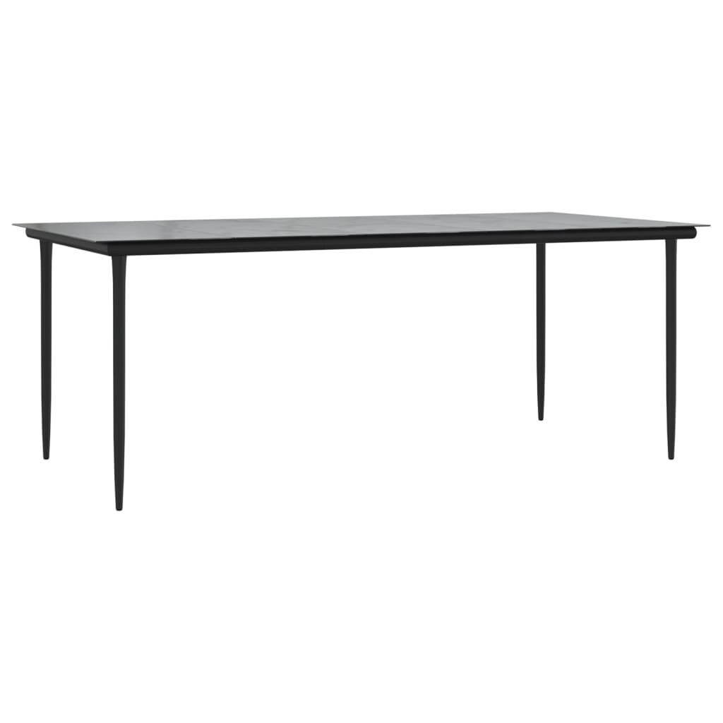 vidaXL Garden Dining Set | Black