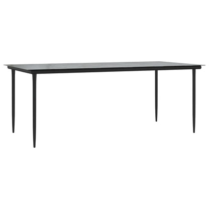 vidaXL Garden Dining Set | Black