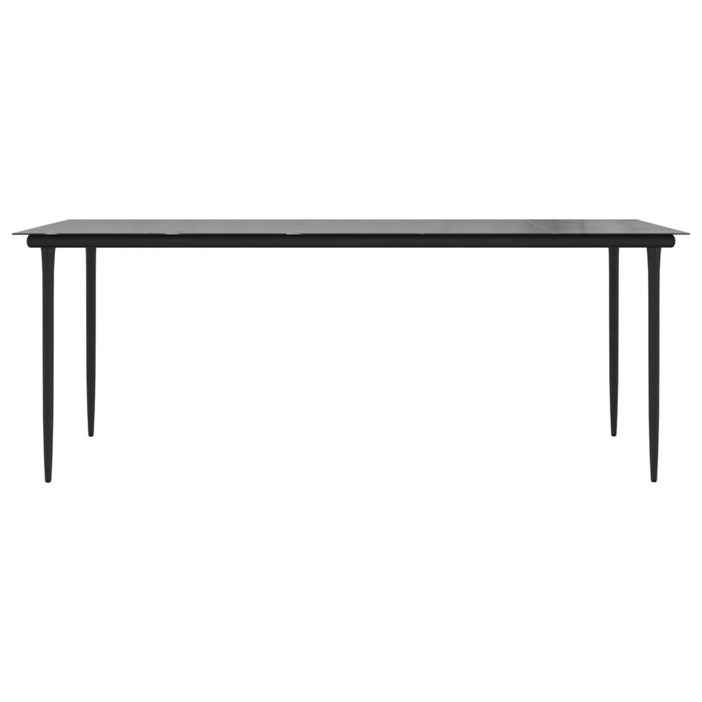vidaXL Garden Dining Set | Black