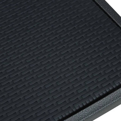 vidaXL 5 Piece Garden Dining Set Black