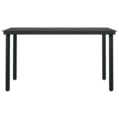 vidaXL Garden Dining Set | Brown and Black