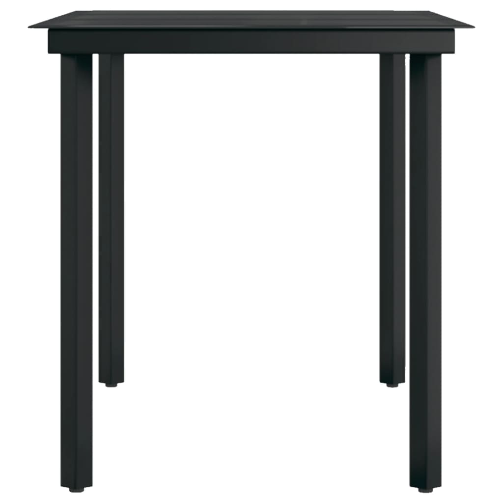 vidaXL Garden Dining Set | Brown and Black