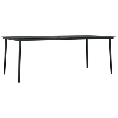 vidaXL Garden Dining Set | Brown and Black